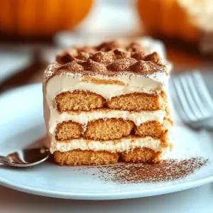 Creamy Pumpkin Tiramisu