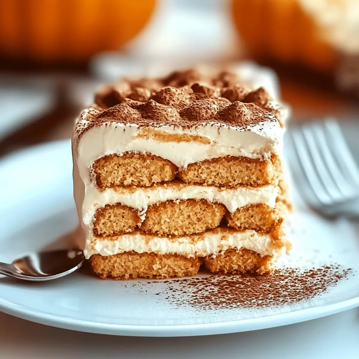 Creamy Pumpkin Tiramisu