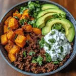 Ground Beef Hot Honey Bowl