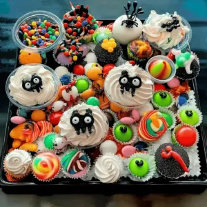 Halloween Candy Charcuterie Board