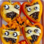 Halloween Mummy Stuffed Peppers