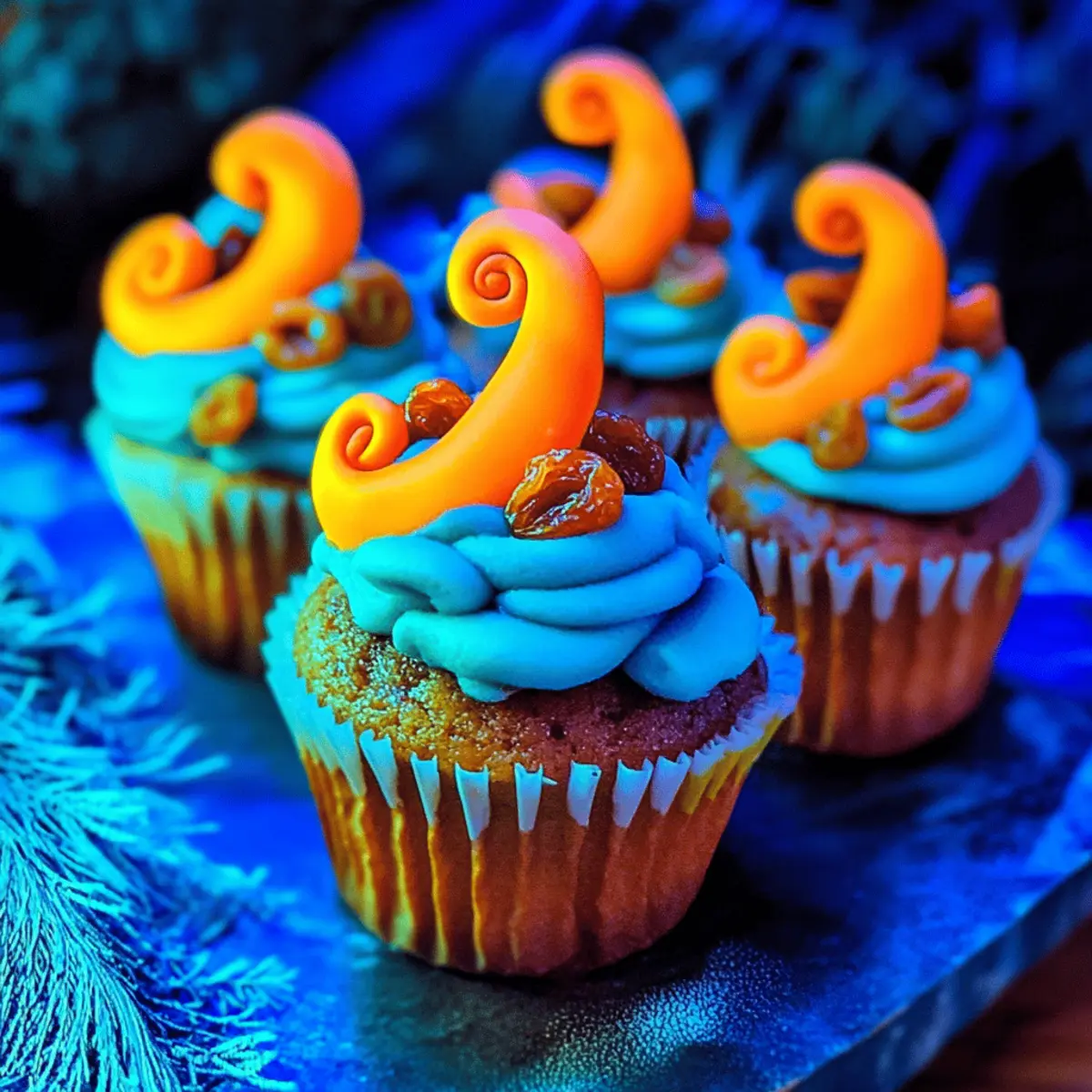 Kraken cupcakes