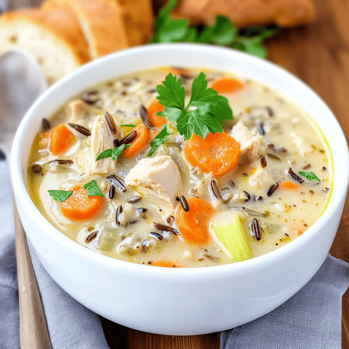 Leftover Turkey And Wild Rice Soup