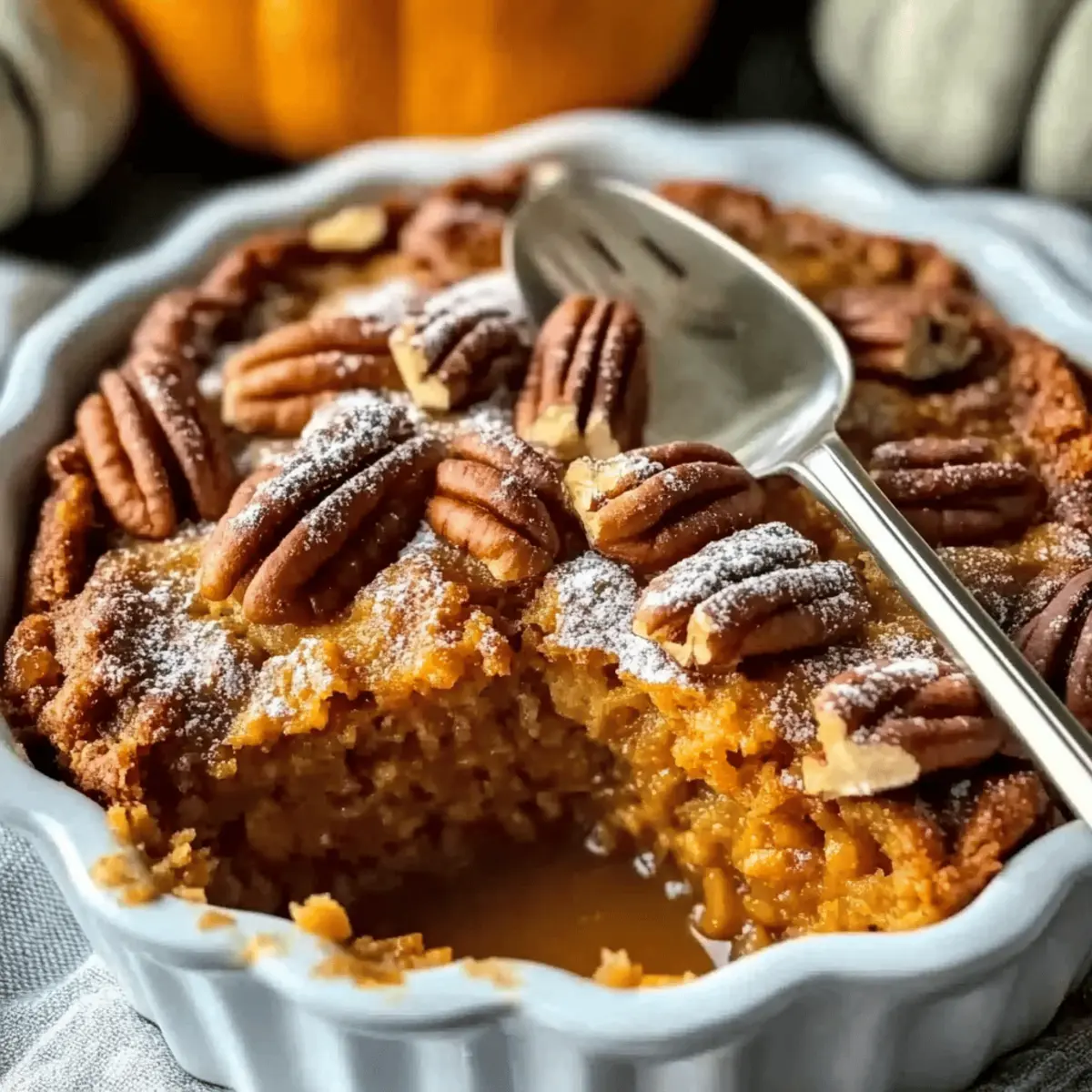 Maple Pecan Pumpkin Cobbler