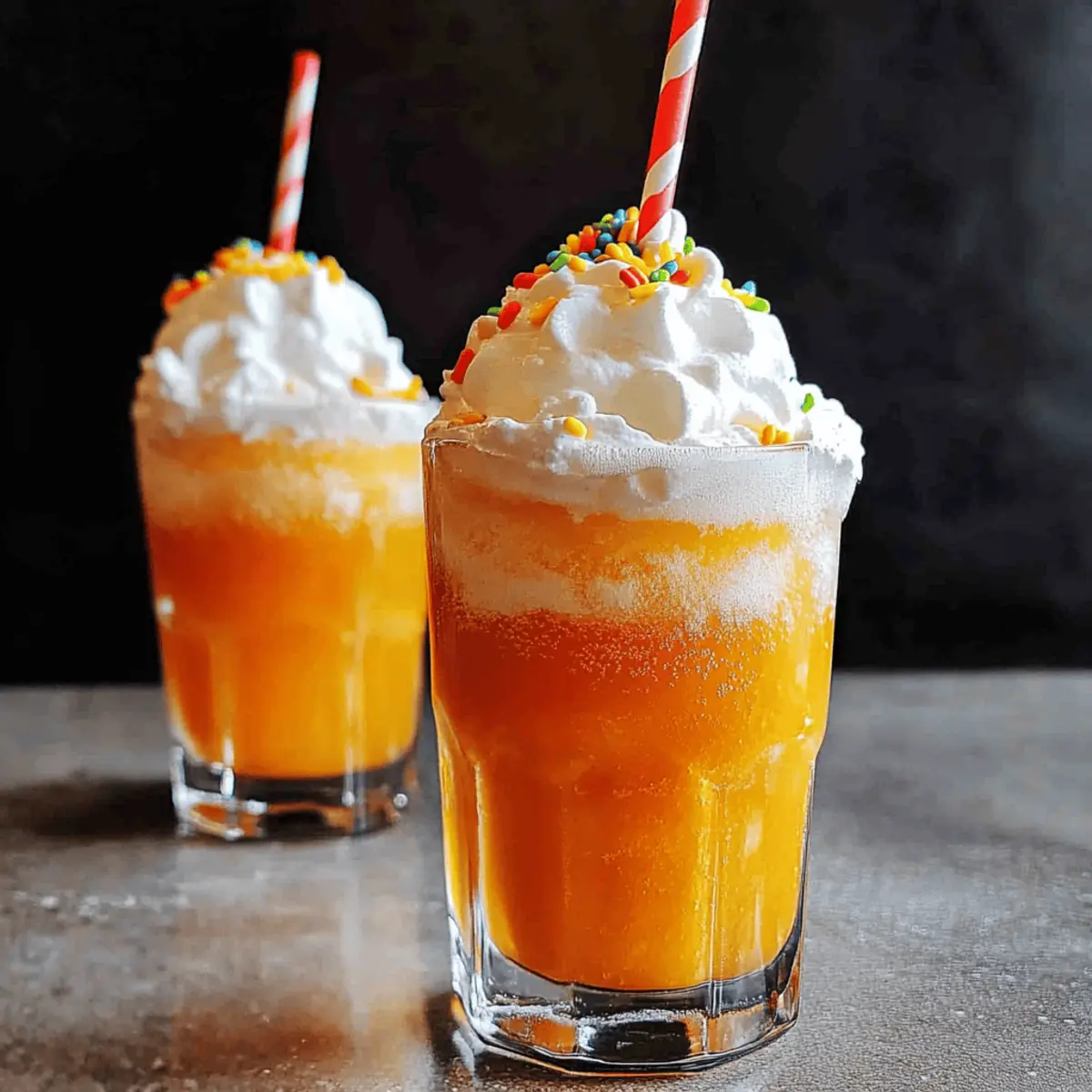 Old-fashioned pumpkin soda