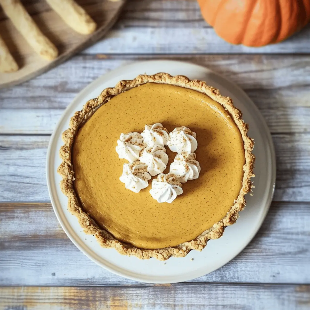 Pumpkin Pie with Almond Flour Crust