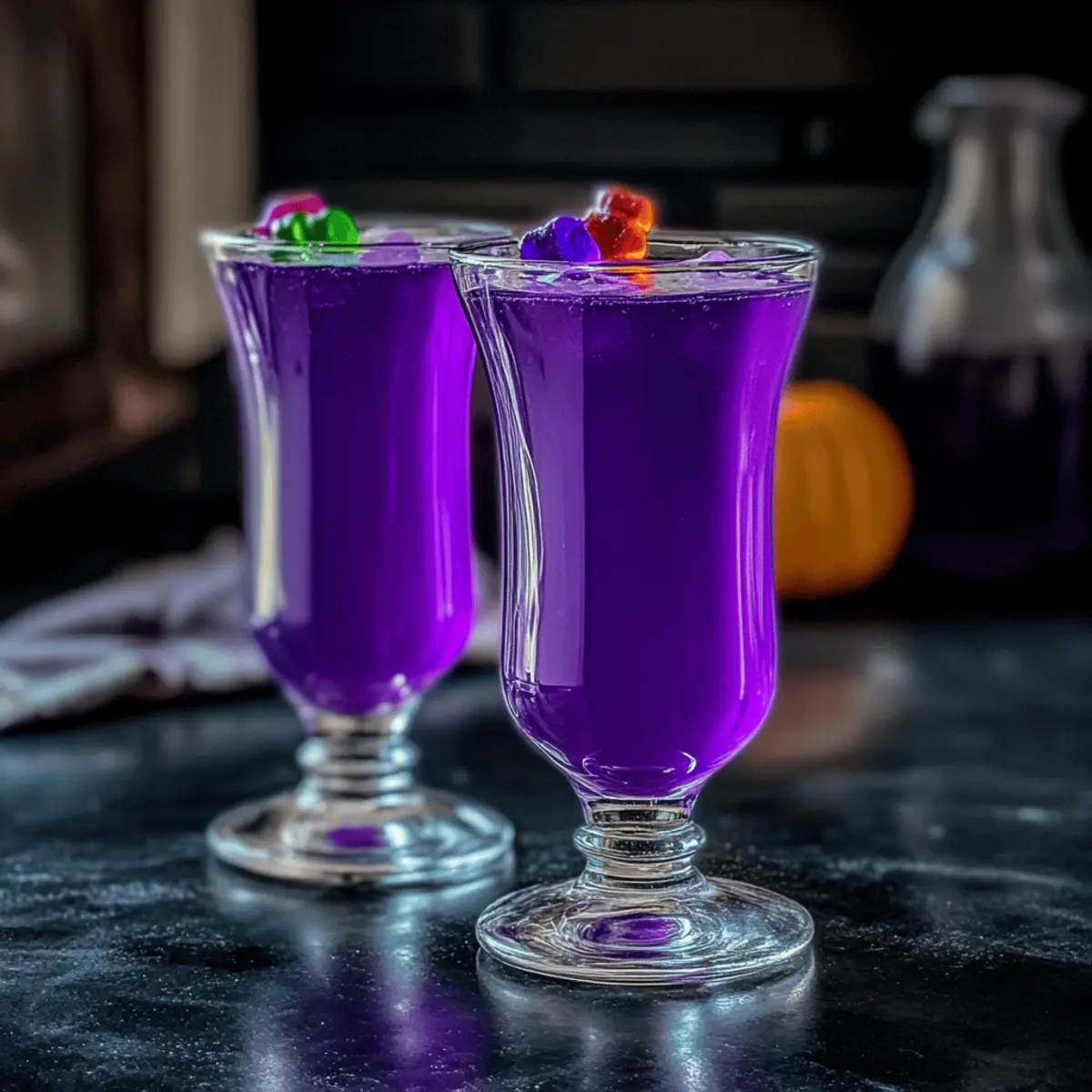 Purple People Eater Halloween Punch