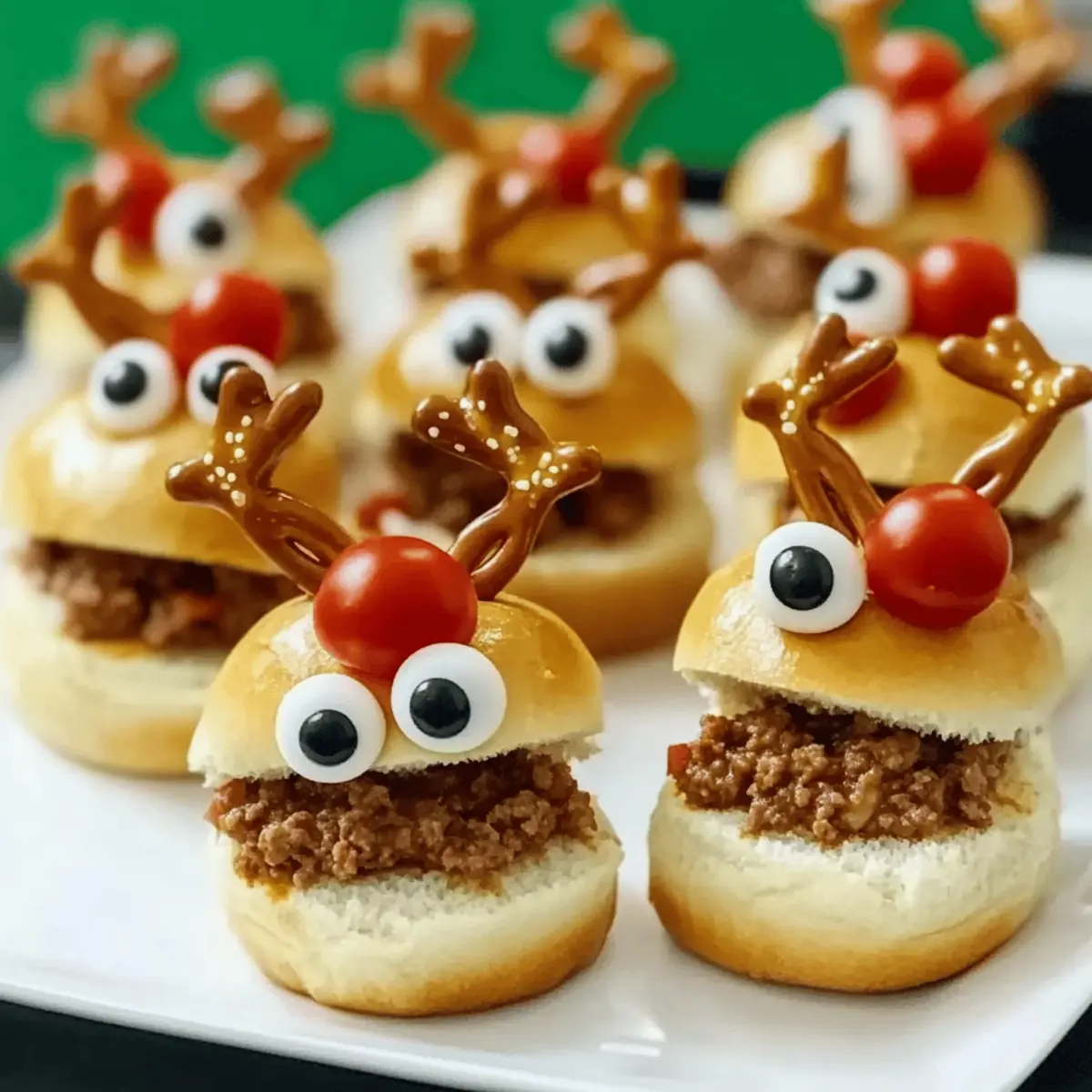 Reindeer Sloppy Joe Sliders