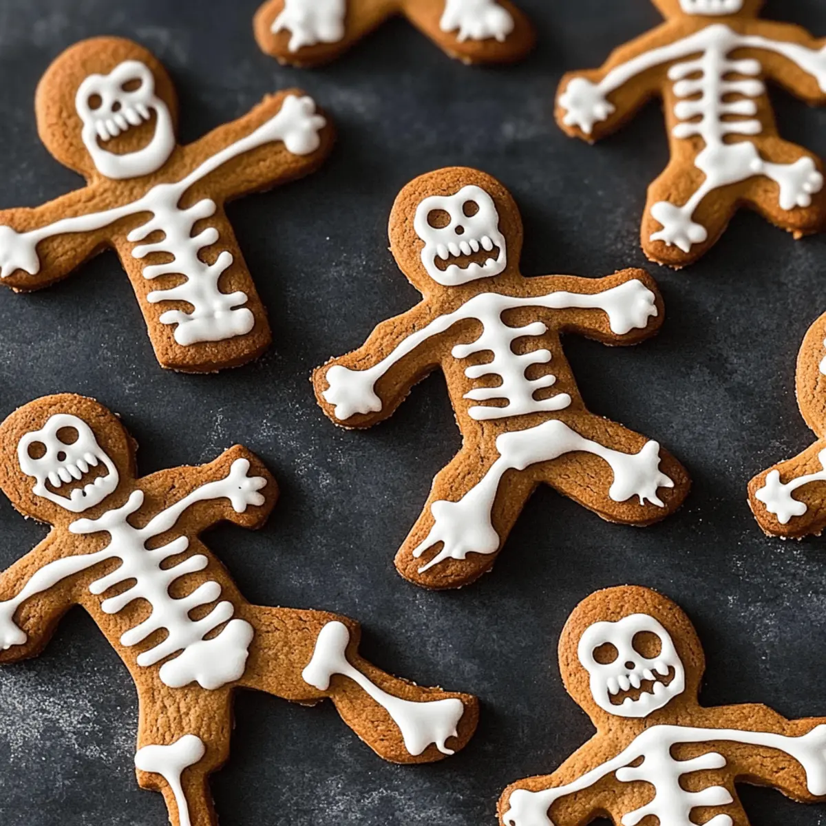 Skeleton gingerbread men