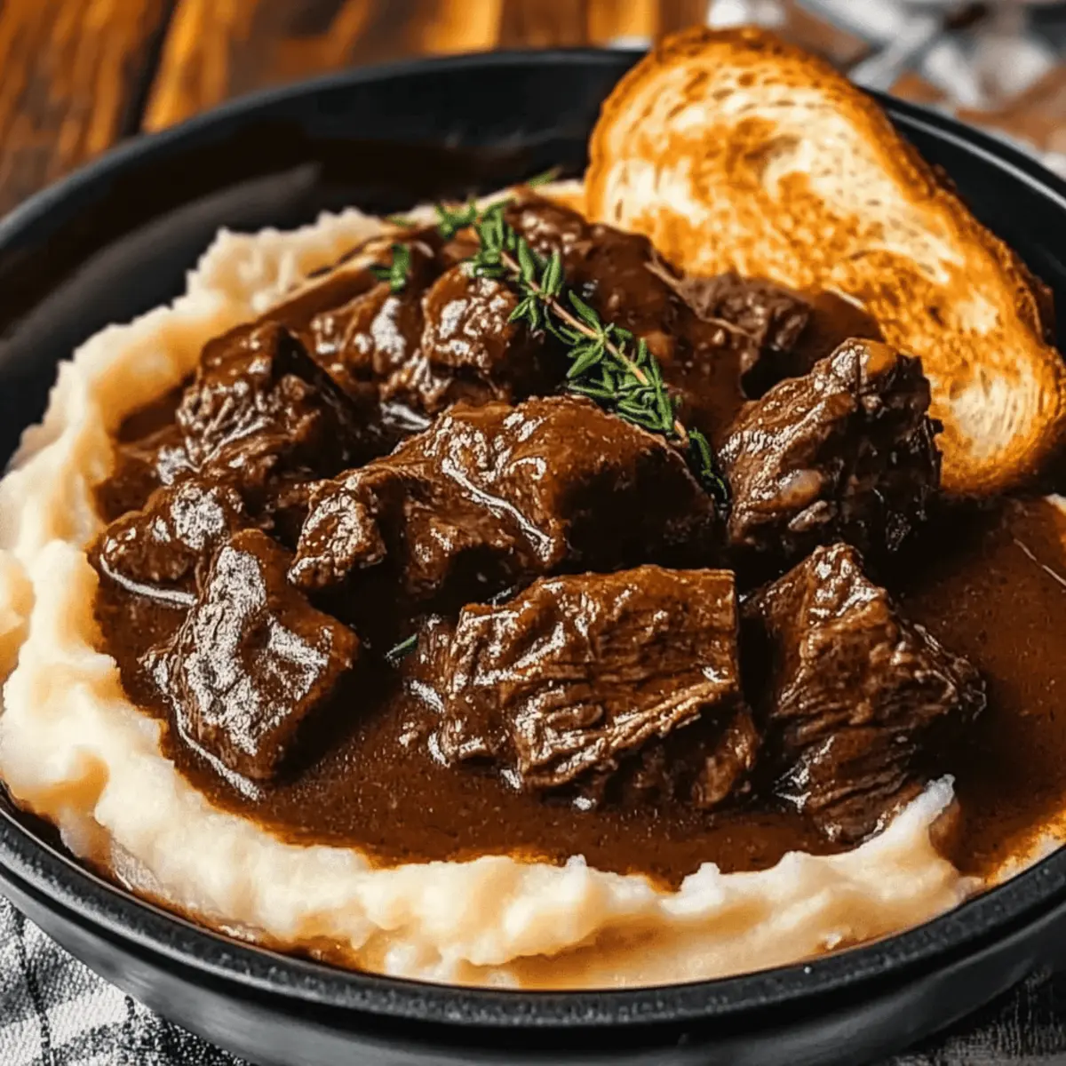 Slow Cooker Beef Manhattan