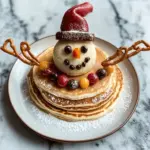 Snowman Pancakes