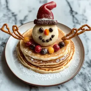 Snowman Pancakes