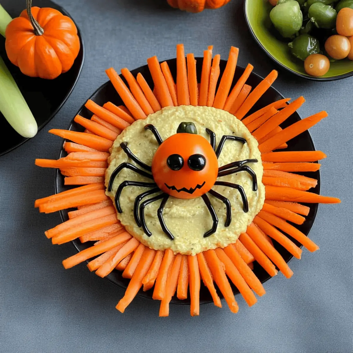 Spooky Spider Halloween Appetizer