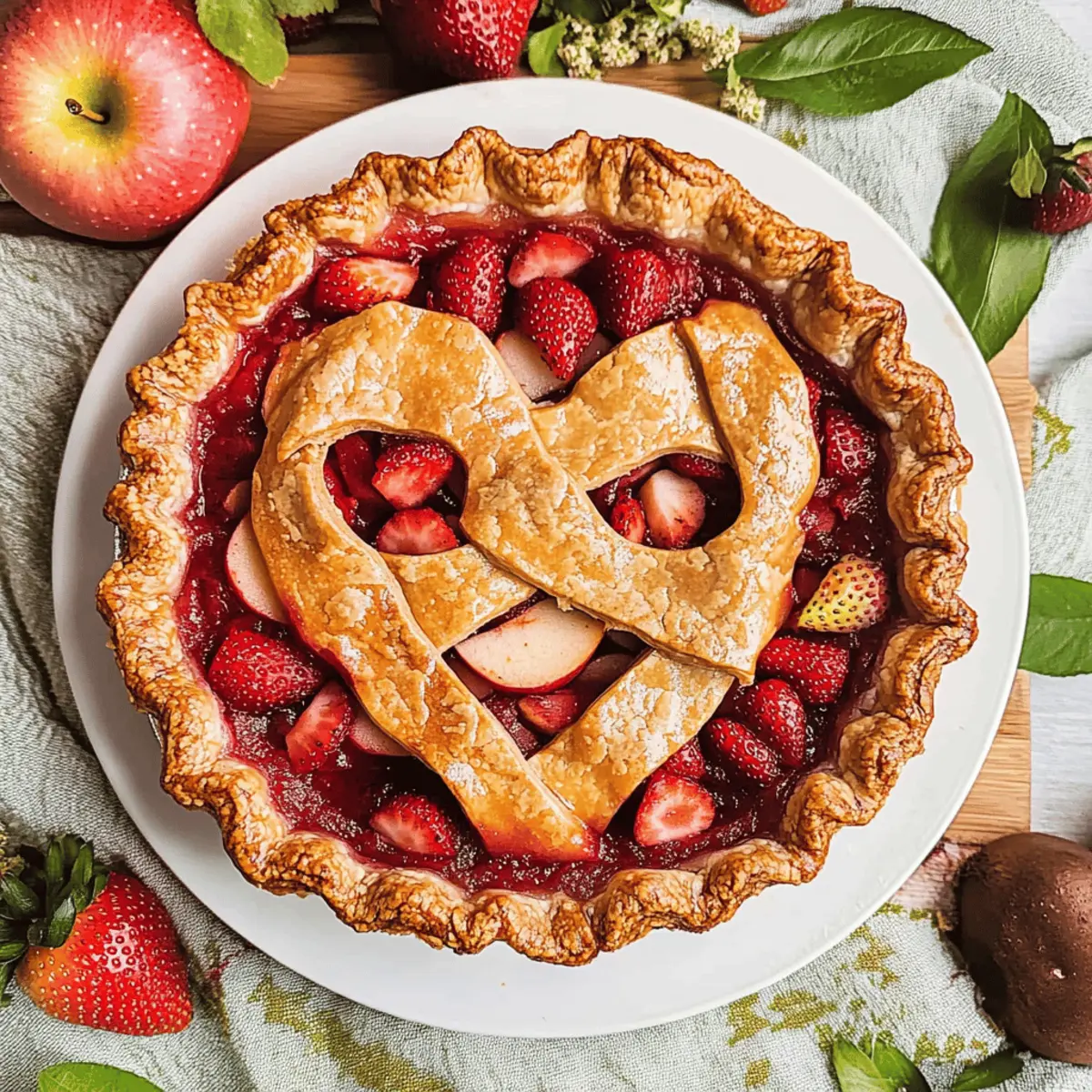Strawberry Apple Pie