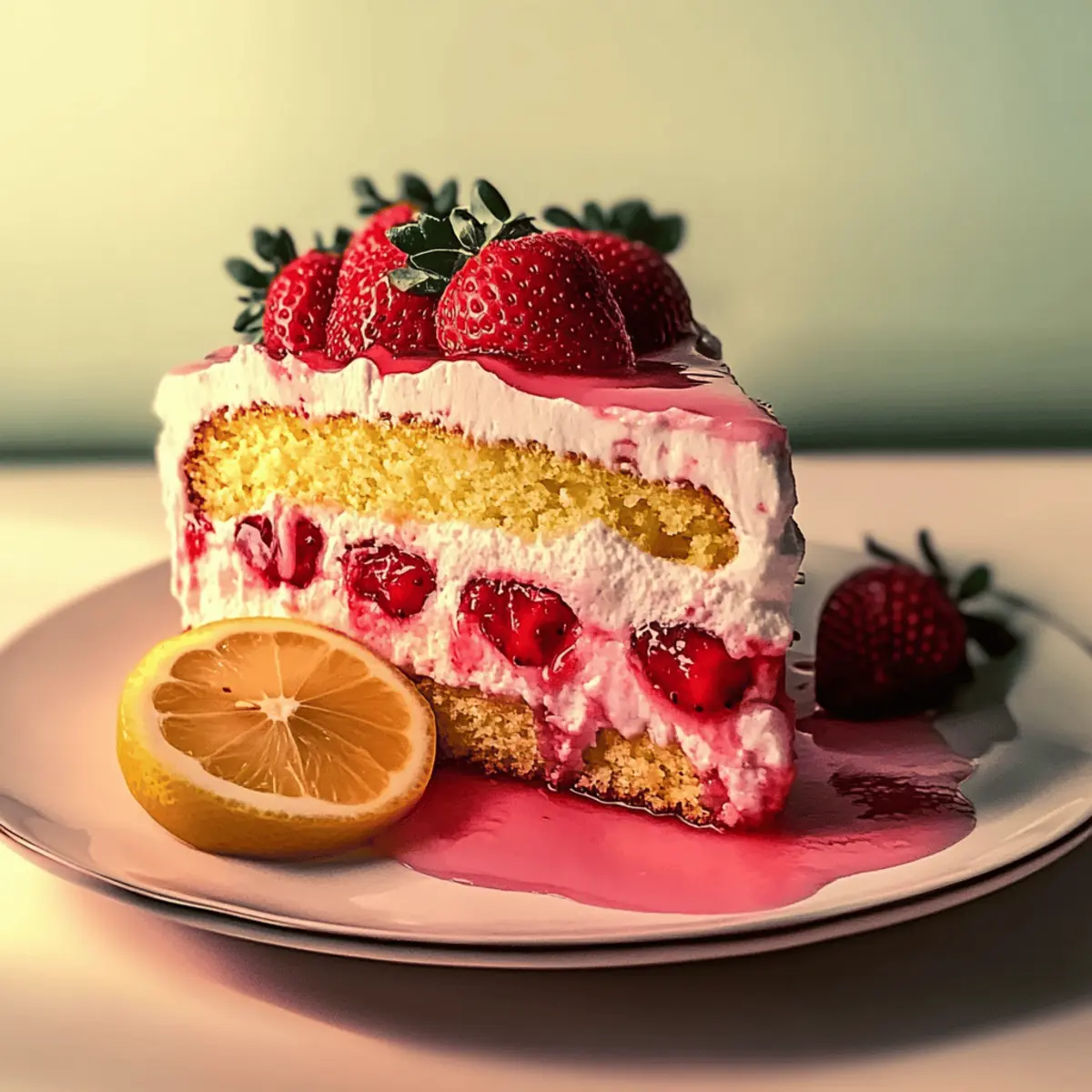 Strawberry Lemonade Cake