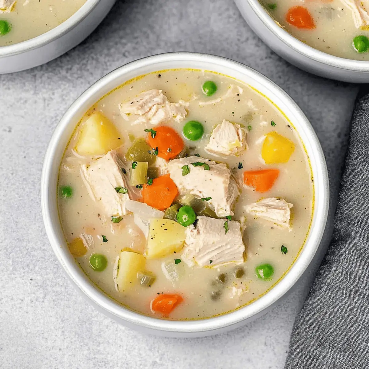 Turkey Pot Pie Soup