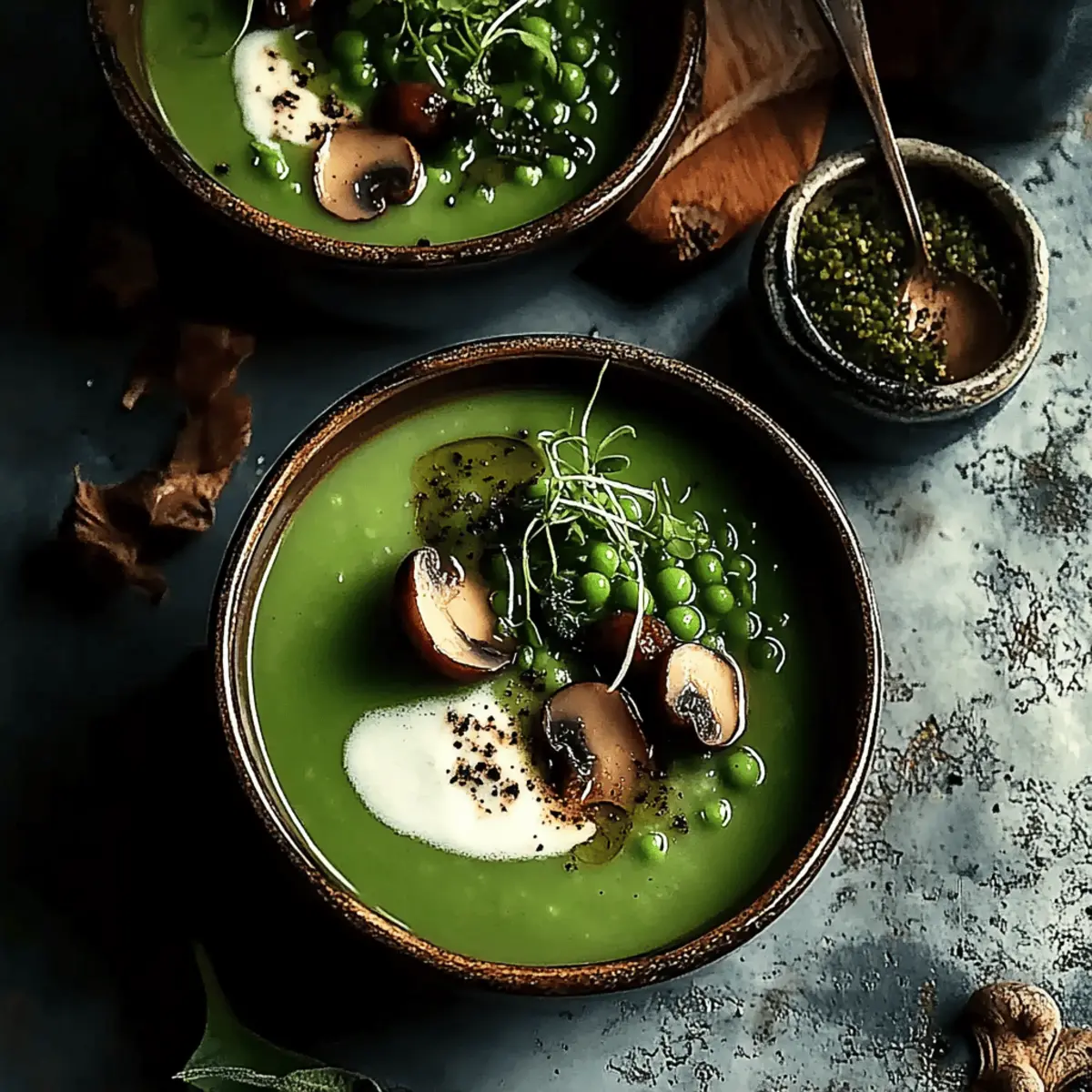 Witches Brew Green Pea Soup