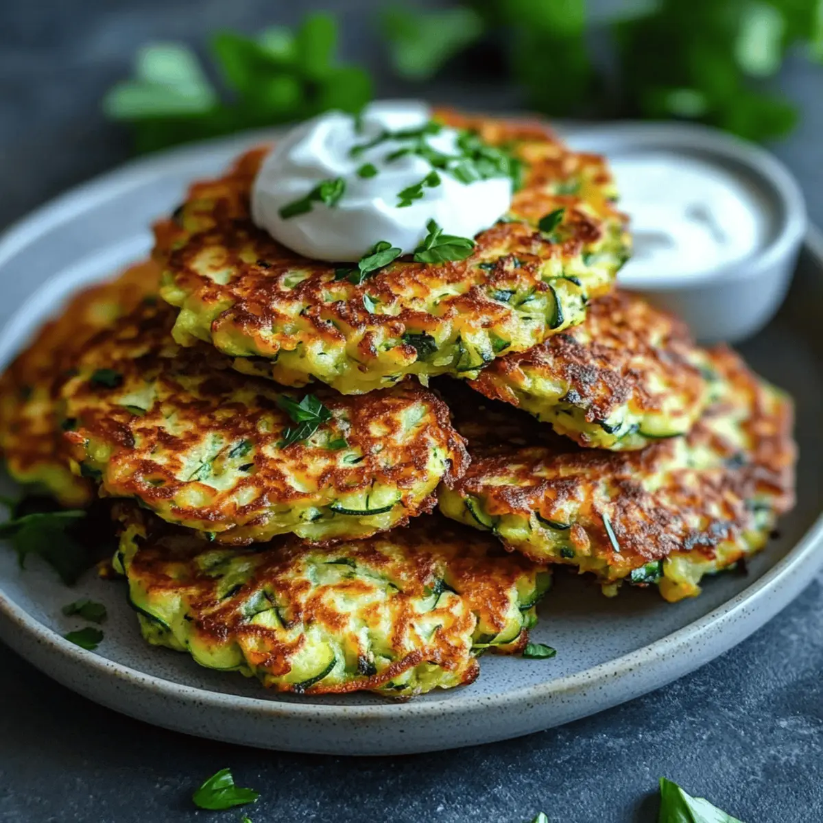 Zucchini Fritters Side Dish