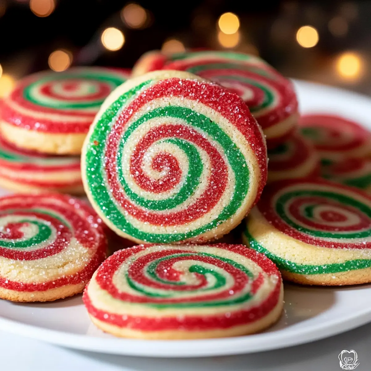 Christmas Pinwheel Cookies