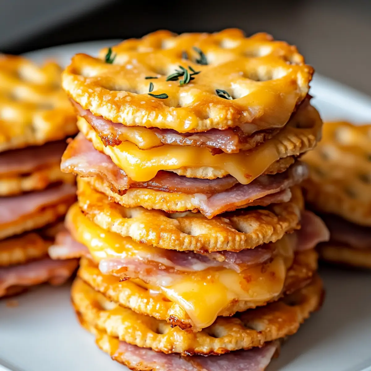 Ritz Cracker Party Sandwiches