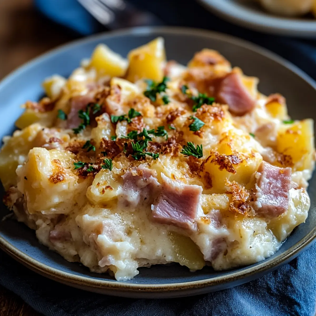 Crockpot Ham And Potato Casserole