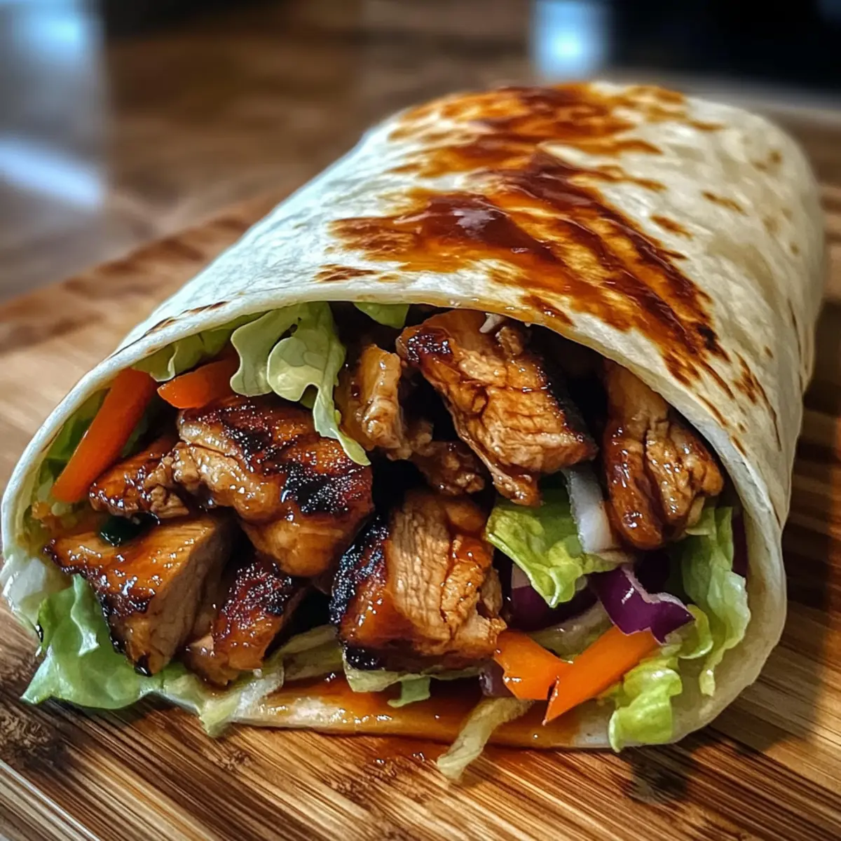 Teriyaki Chicken Wrap Recipe