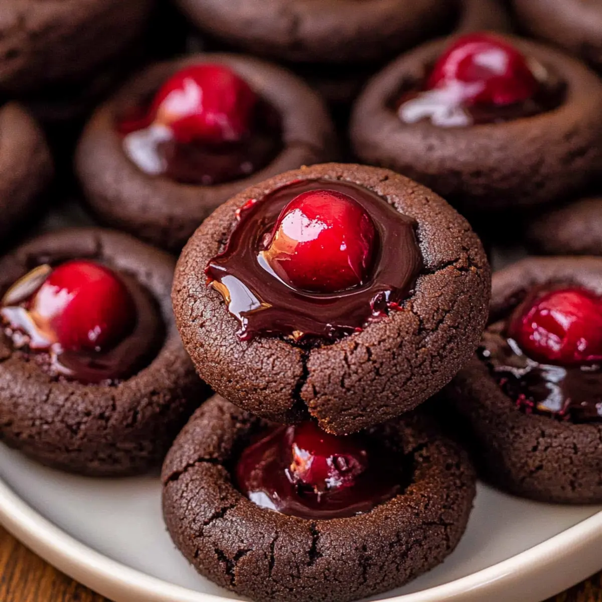 Chocolate Cherry Cookies