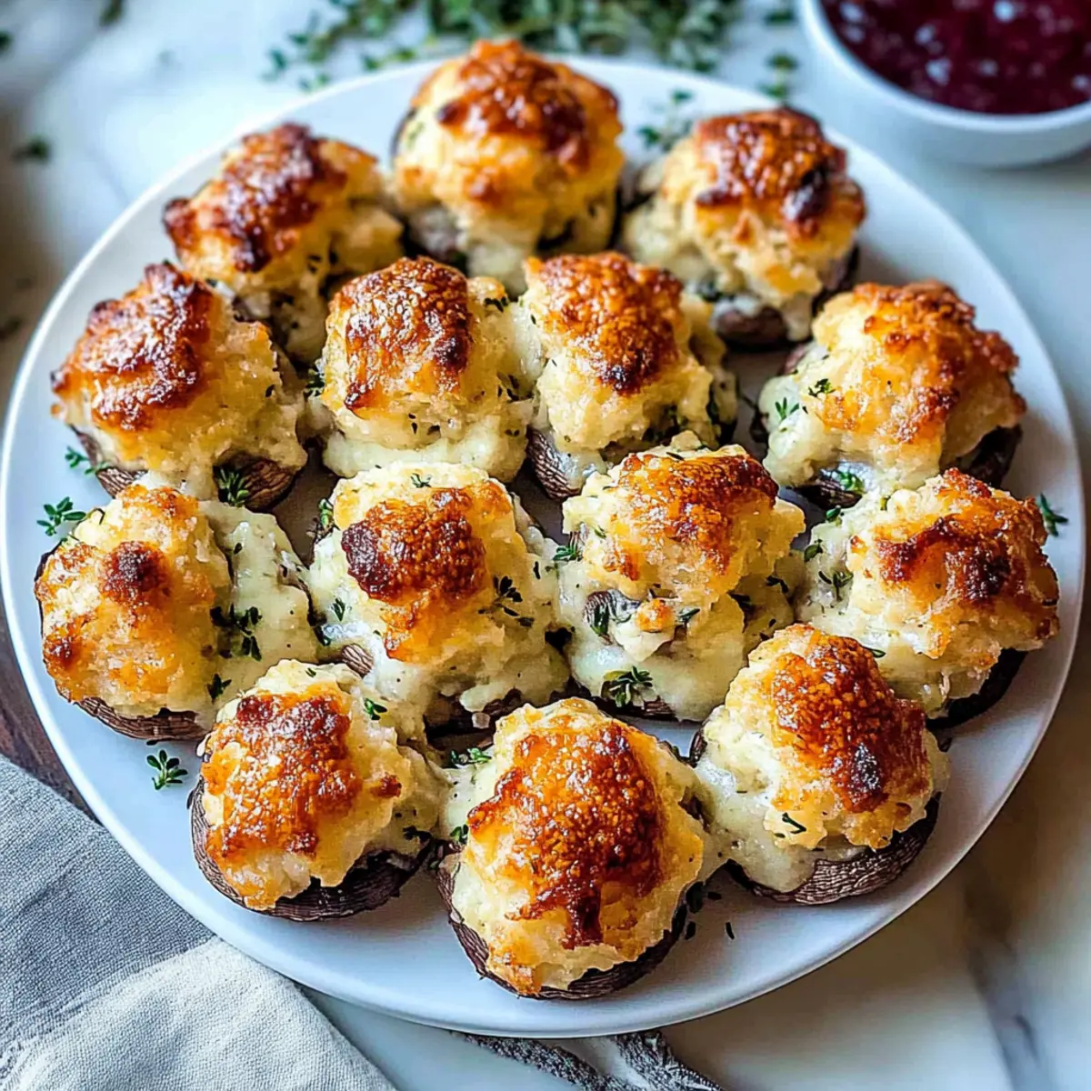 Cranberry Brie Pull-Apart Bread Bites