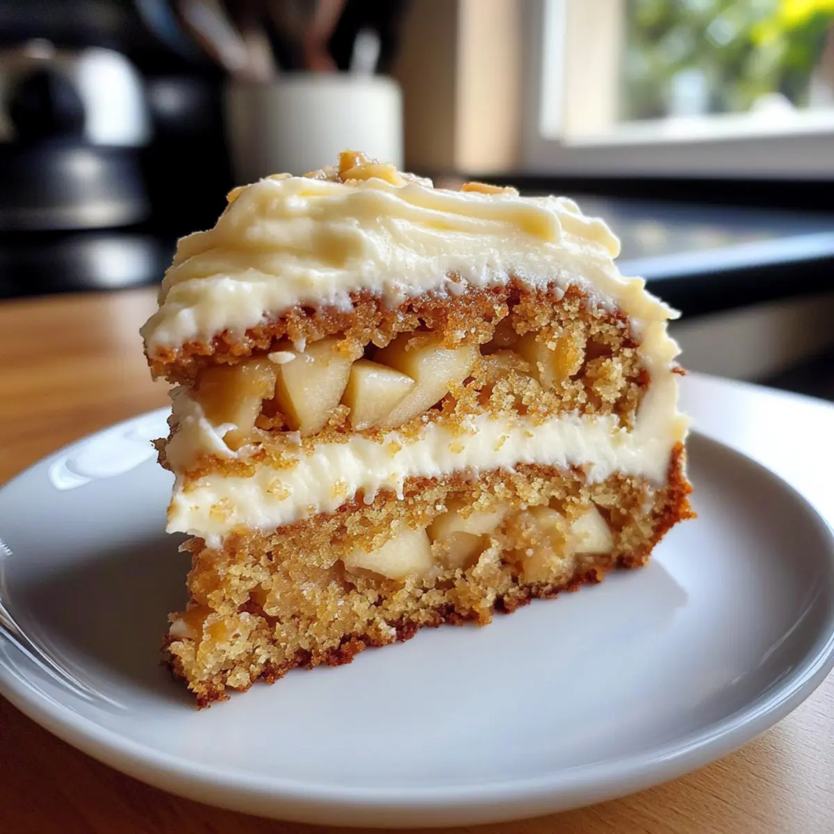 Fresh Apple Cake with Cream Cheese Frosting