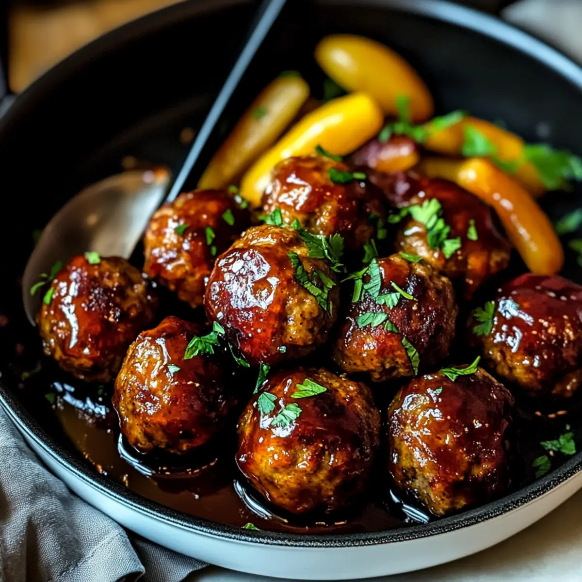 Apple Cider Turkey Meatballs