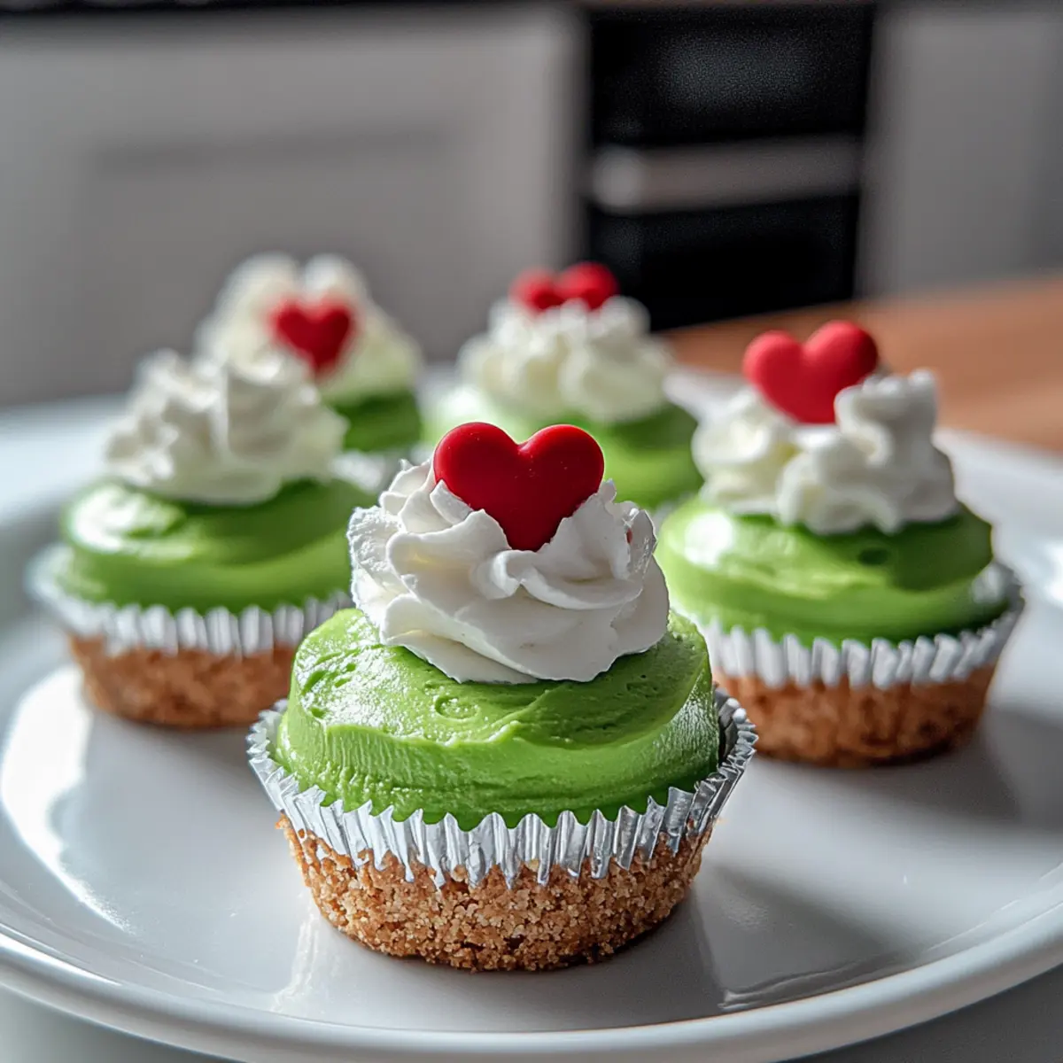 Grinch Mini Cheesecake