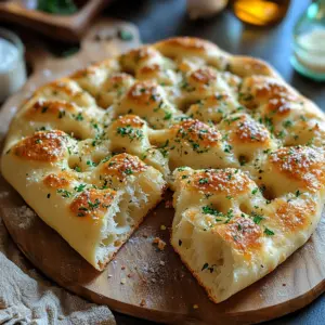 Garlic Parmesan Focaccia Bread