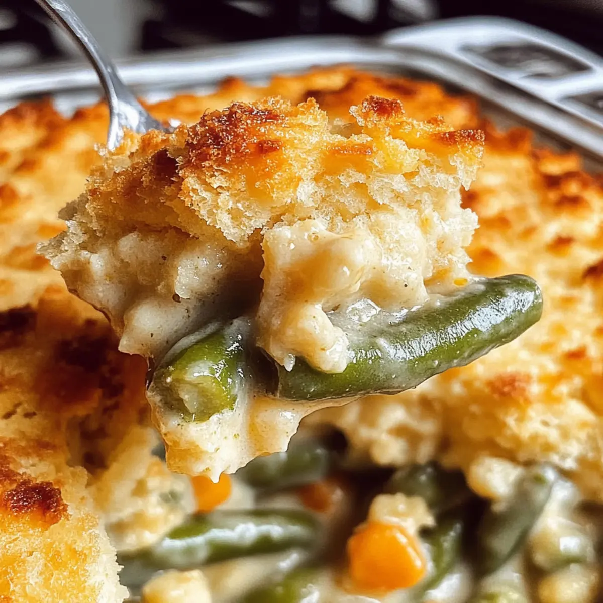 Cheddar Bay Green Bean Casserole