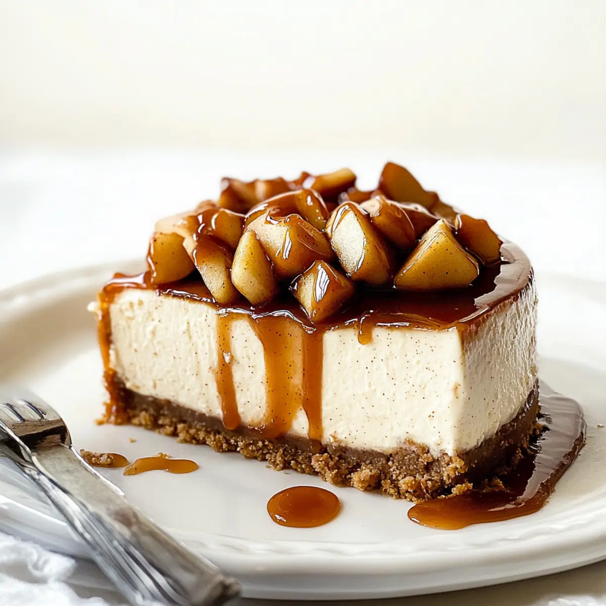 Caramel Apple Cheesecake