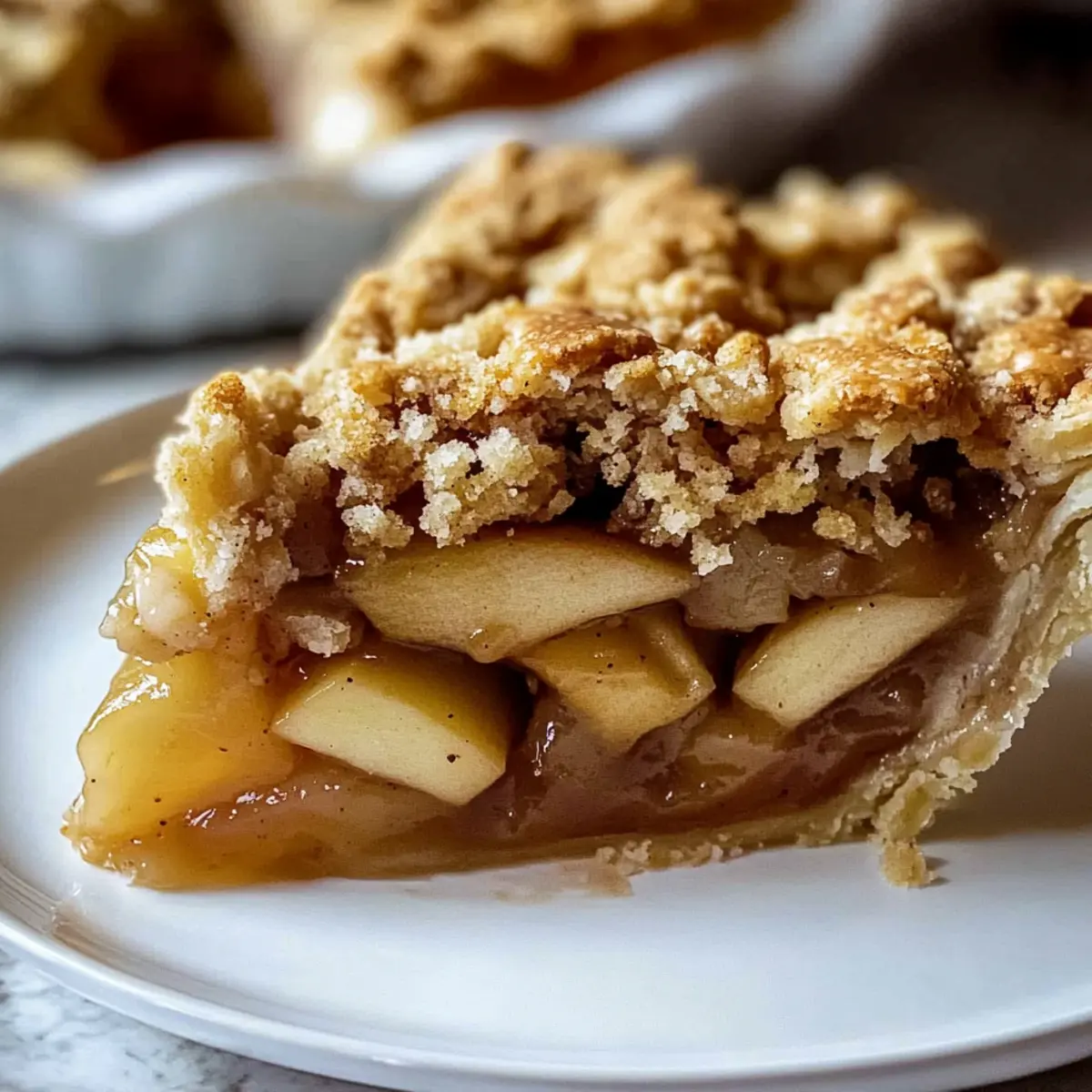 Sweet Dutch Apple Pie