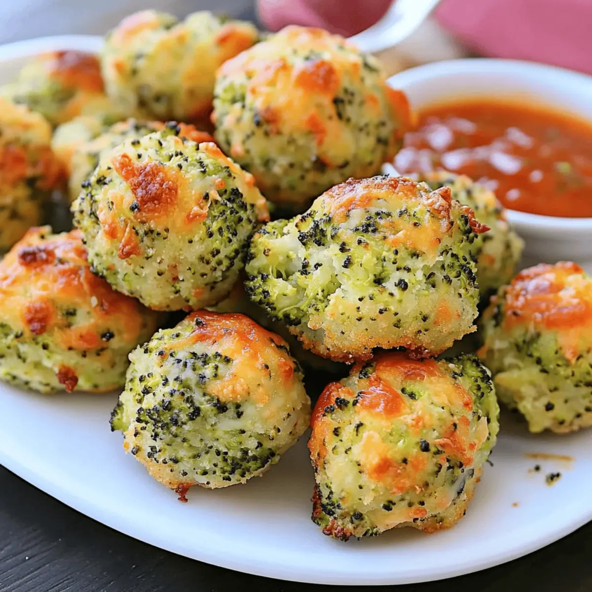 Baked Broccoli Cheese Balls