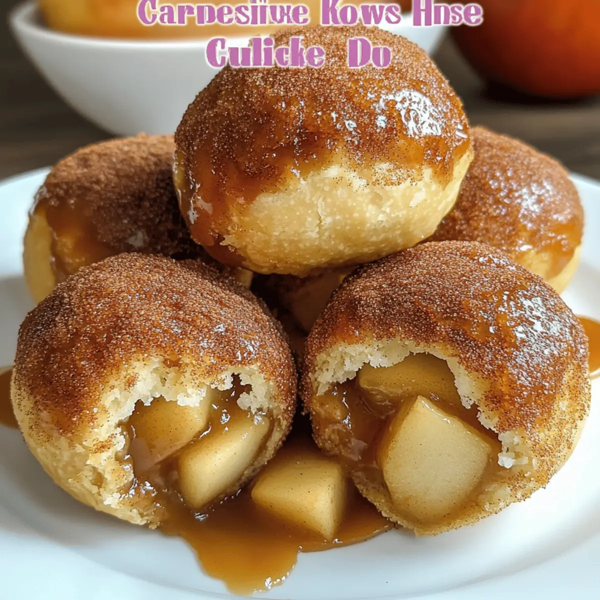 Caramel Apple Pie Bombs