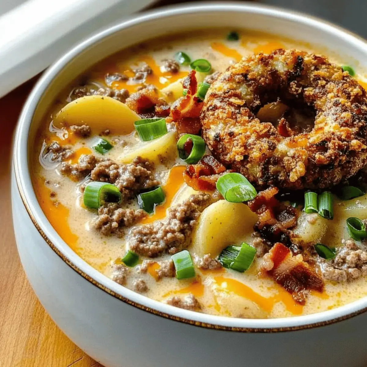 Cheeseburger Soup