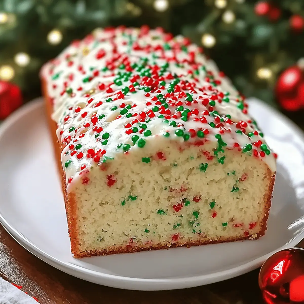 Christmas Sprinkle Buttermilk Bread