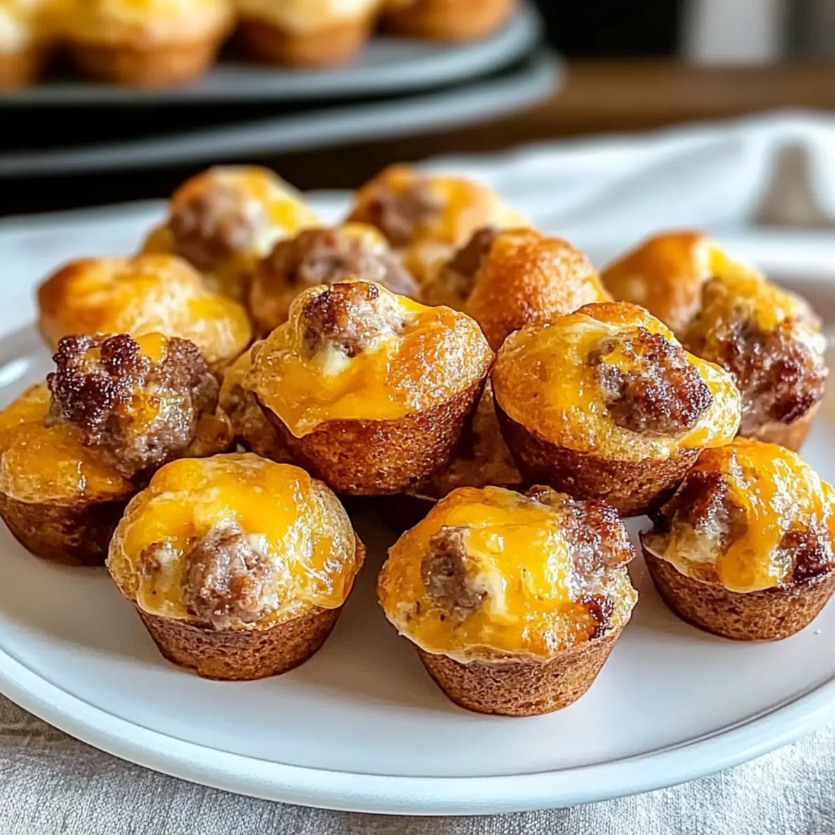 McGriddle Bites: Sweet Sausage Muffins