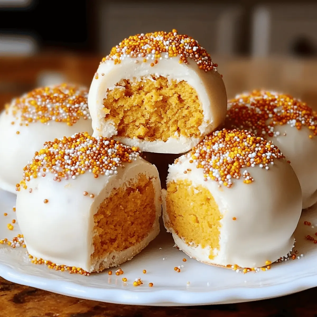 No Bake Pumpkin Cheesecake Balls