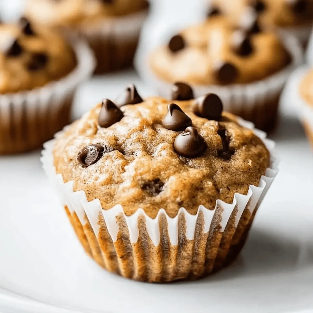 Peanut Butter Banana Muffins