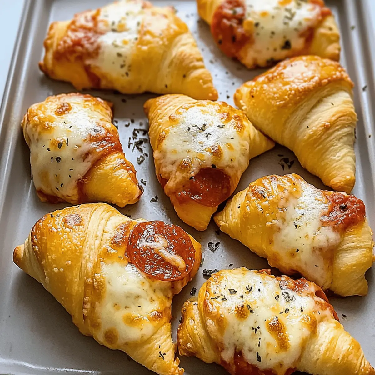 Pizza Rolls with Crescent Rolls
