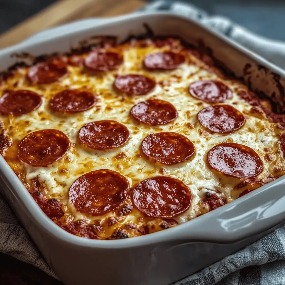Pizza Style Cottage Cheese Bake