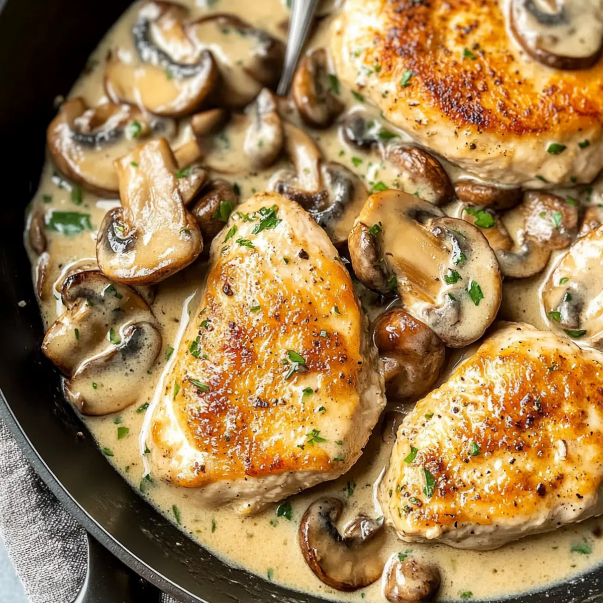 Creamy Mushroom Chicken