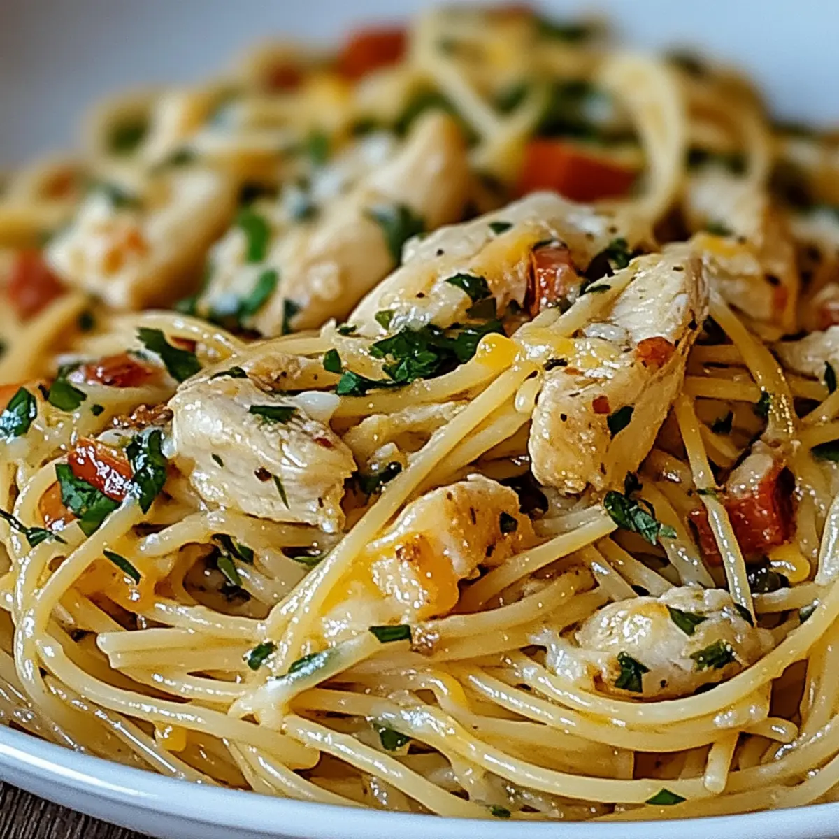 Monterey Chicken Spaghetti