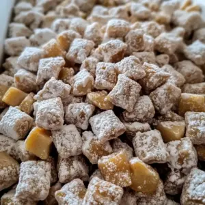 Caramel Apple Puppy Chow Recipe
