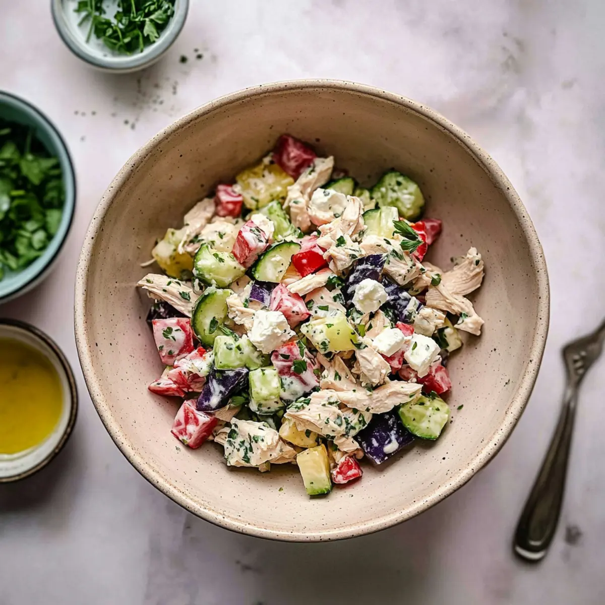 Mediterranean Chicken Salad