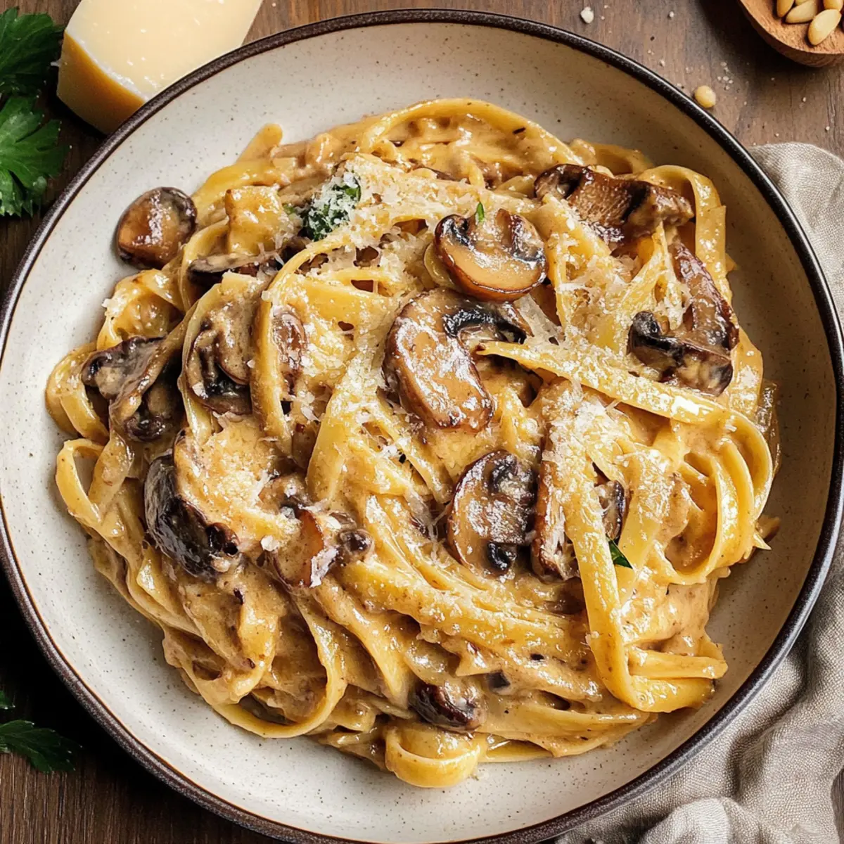 Caramelized Leek and Mushroom Gruyere Pasta