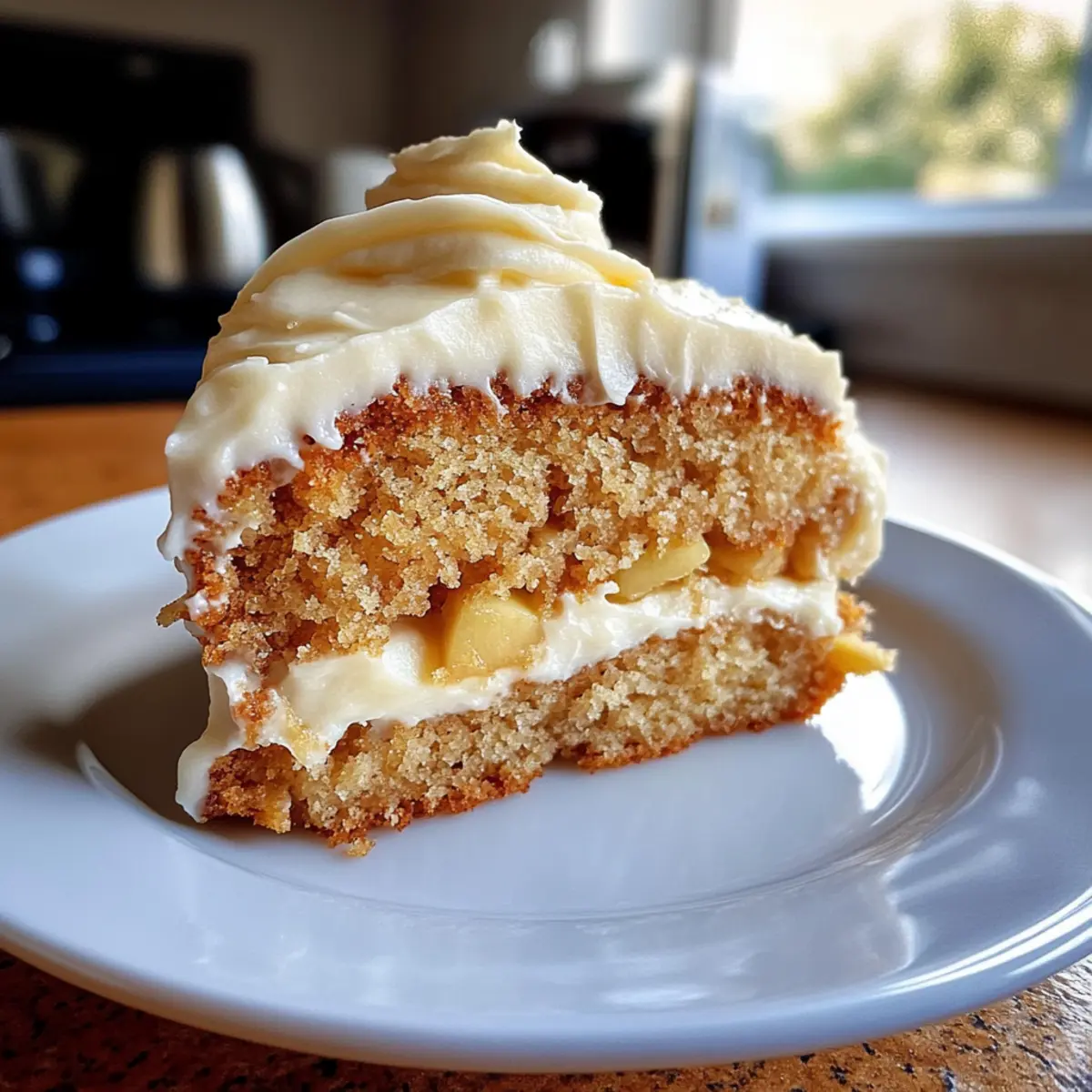 Irresistible Fresh Apple Cake with Cream Cheese Frosting